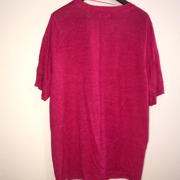 Croft and Barrow sh/sleeve Pink cardigan 2X - Picture 2 of 3